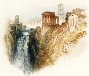 Rogers's 'Italy' - Tivoli by Joseph Mallord William Turner - Oil Painting Reproduction