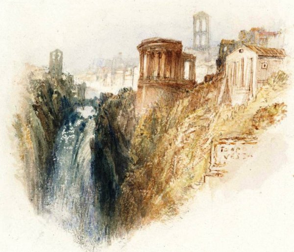 Main Product Photo of Rogers's 'Italy' - Tivoli Painting by Joseph Mallord William Turner