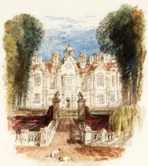 Rogers's 'Poems' - An Old Manor House Oil painting by Joseph Mallord William Turner