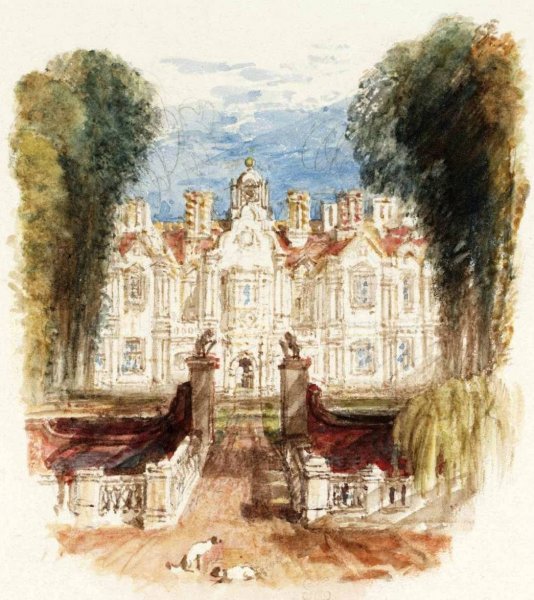 Main Product Photo of Rogers's 'Poems' - An Old Manor House Painting by Joseph Mallord William Turner