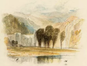 Rogers's 'Poems' - Bolton Abbey by Joseph Mallord William Turner Oil Painting