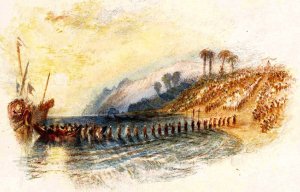 Rogers's 'Poems' - Columbus, the Landing by Joseph Mallord William Turner Oil Painting