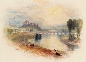 Rogers's 'Poems' - Evening (Datur Hora Quieti) by Joseph Mallord William Turner Oil Painting