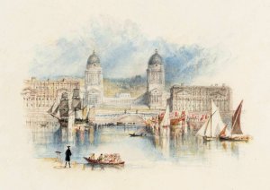 Rogers's Poems - Greenwich Hospital by Joseph Mallord William Turner Oil Painting