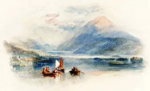 Rogers's 'Poems' - Loch Lomond by Joseph Mallord William Turner Oil Painting