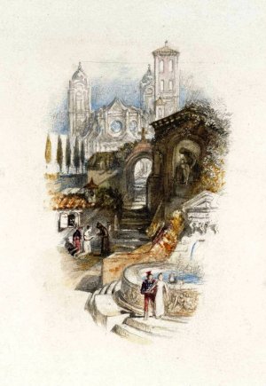 Rogers's 'Poems' - St Julienne's Chapel by Joseph Mallord William Turner Oil Painting