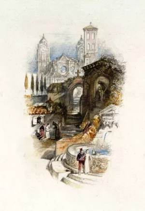 Rogers's 'Poems' - St Julienne's Chapel painting by Joseph Mallord William Turner