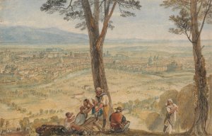 Rome from Monte Mario Oil painting by Joseph Mallord William Turner