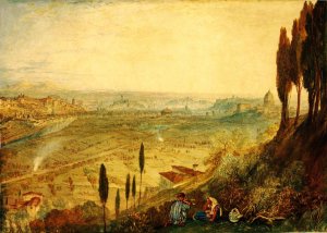 Rome from Monte Mario by Joseph Mallord William Turner Oil Painting