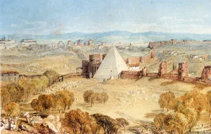 Rome From Monte Testaccio by Joseph Mallord William Turner - Oil Painting Reproduction