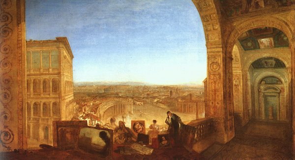 Main Product Photo of Rome from the Vatican Painting by Joseph Mallord William Turner