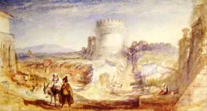 Rome, The Tomb of Cecilia Metalla by Joseph Mallord William Turner - Oil Painting Reproduction