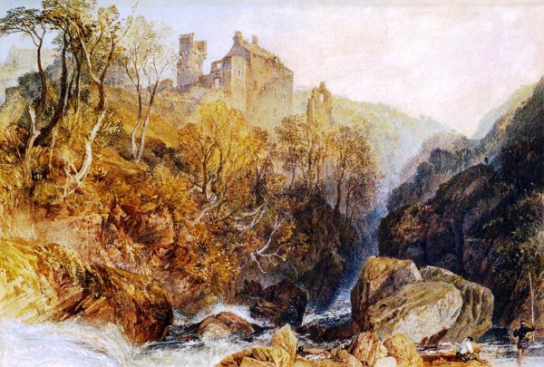 Rosslyn Castle by Joseph Mallord William Turner - Hand-Painted Oil Painting Reproduction