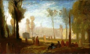 Rouen, A View from the Left Bank in the Faubourg St-Sever by Joseph Mallord William Turner Oil Painting