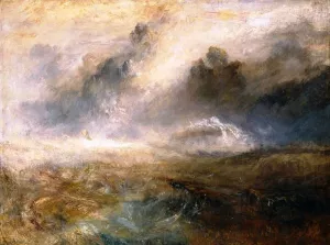 Rough Sea with Wreckage by Joseph Mallord William Turner - Oil Painting Reproduction