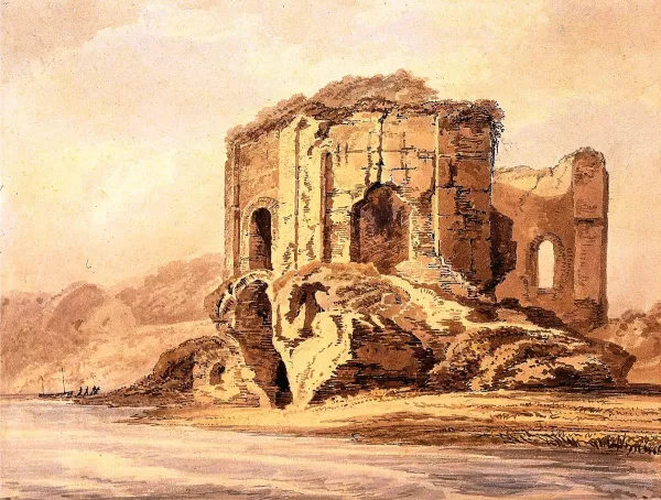 Ruins of a Temple near Baia by Joseph Mallord William Turner Oil ...