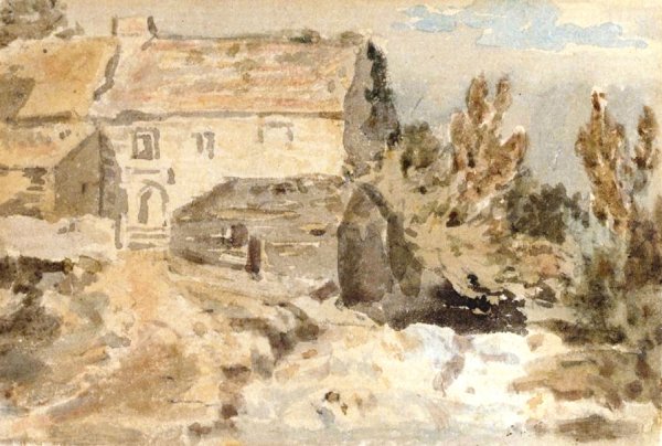 Sackville Cottage, East Grinstead, Sussex by Joseph Mallord William Turner - Hand-Painted Oil Painting Reproduction