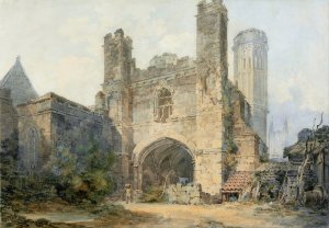 Saint Augustine's Gate, Canterbury by Joseph Mallord William Turner Oil Painting