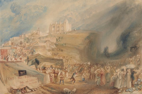 Saint Catherine's Hill, Guildford, Surrey  by Joseph Mallord William Turner - Hand-Painted Oil Painting Reproduction