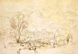 Sallanches, Near Chamonix, from St Martin by Joseph Mallord William Turner Oil Painting