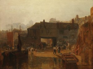 Saltash with the Water Ferry, Cornwall by Joseph Mallord William Turner Oil Painting