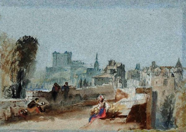 Main Product Photo of Saumur, The Ilot Censier from the Pont des Sept Voyes Painting by Joseph Mallord William Turner