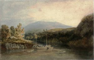 Scene on a River by Joseph Mallord William Turner Oil Painting