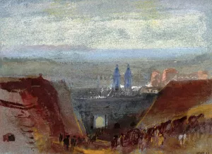 Sedan from the South-East by Joseph Mallord William Turner Oil Painting