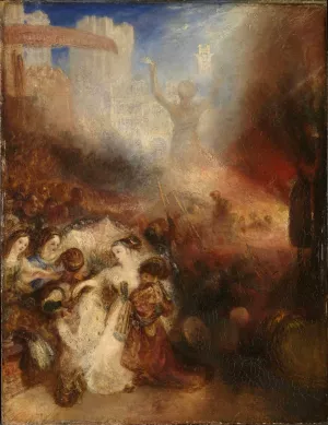 Shadrach, Meshach and Abednego in the Burning Fiery Furnace by Joseph Mallord William Turner Oil Painting