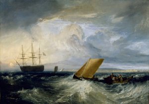 Sheerness as seen from the Nore by Joseph Mallord William Turner Oil Painting