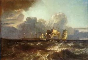 Ships Bearing Up for Anchorage The Egremont Seapiece by Joseph Mallord William Turner - Oil Painting Reproduction