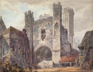 St. Augustine's Gate, Canterbury by Joseph Mallord William Turner Oil Painting