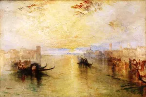 St Benedetto, Looking Towards Fusina by Joseph Mallord William Turner - Oil Painting Reproduction
