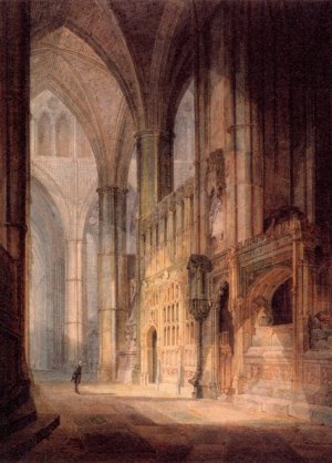 St. Erasmus in Bishop Islips Chapel, Westminster Abbey by Joseph Mallord William Turner Oil Painting