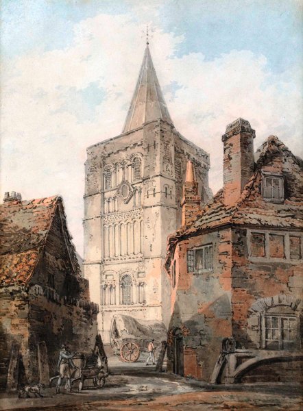 St Mary's Church, Dover by Joseph Mallord William Turner - Hand-Painted Oil Painting Reproduction