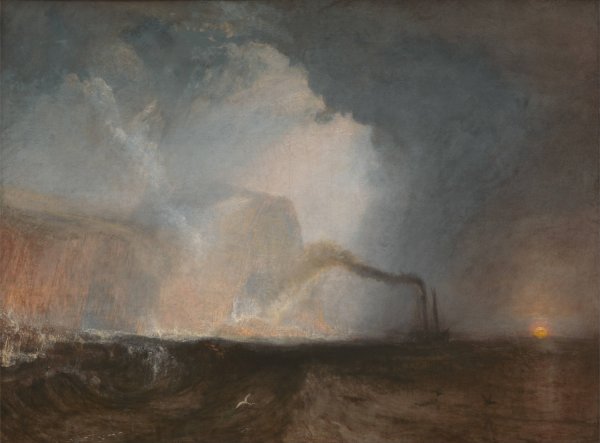 Staffa, Fingal's Cave  by Joseph Mallord William Turner - Hand-Painted Oil Painting Reproduction