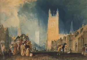 Stamford, Lincolnshire by Joseph Mallord William Turner - Oil Painting Reproduction