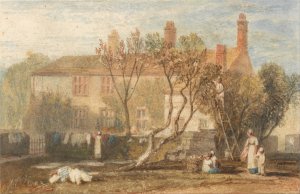 Steeton Manor House, Near Farnley by Joseph Mallord William Turner Oil Painting