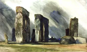 Stonehenge by Joseph Mallord William Turner - Oil Painting Reproduction
