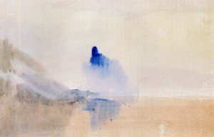 Study of a Castle by a Lake by Joseph Mallord William Turner Oil Painting