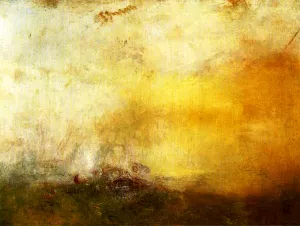 Sunrise with Sea Monsters by Joseph Mallord William Turner Oil Painting