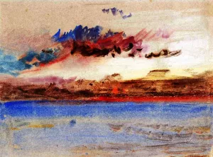 Sunset 3 by Joseph Mallord William Turner - Oil Painting Reproduction