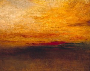 Sunset by Joseph Mallord William Turner Oil Painting