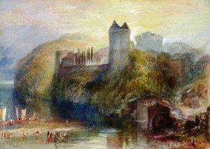 Tancarville from the East Front View by Joseph Mallord William Turner Oil Painting