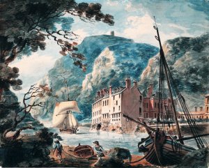 The Avon Gorge at Bristol, with the Old Hot Wells House Oil painting by Joseph Mallord William Turner