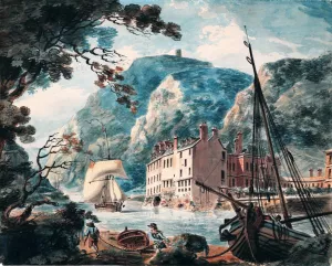 The Avon Gorge at Bristol, with the Old Hot Wells House by Joseph Mallord William Turner - Oil Painting Reproduction