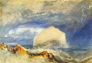 The Bass Rock for The Provincial Antiquities of Scotland by Joseph Mallord William Turner Oil Painting