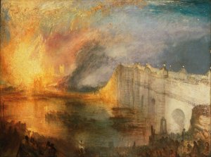 The Burning of the Houses of Lords and Commons, October 16, 1834 Oil painting by Joseph Mallord William Turner