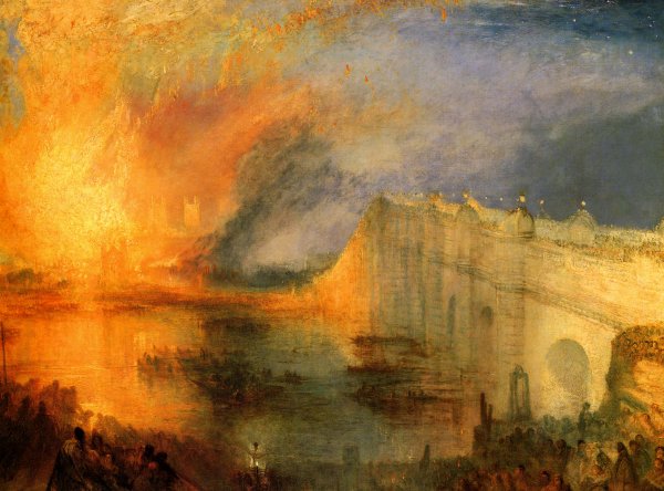 Main Product Photo of The Burning of the Houses of Parliament Painting by Joseph Mallord William Turner