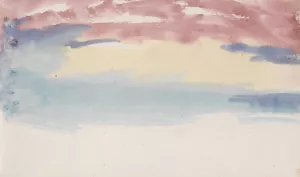 The Channel Sketchbook 10 by Joseph Mallord William Turner Oil Painting